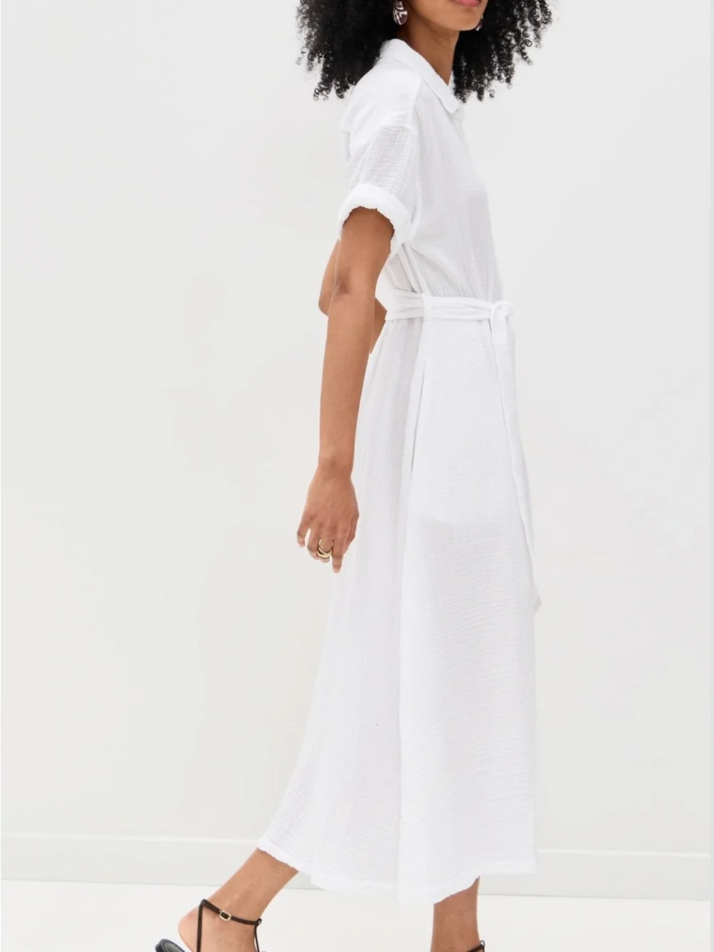 XIRENA Caylin Dress, Color: White, Size: XS - Picture 4 of 7